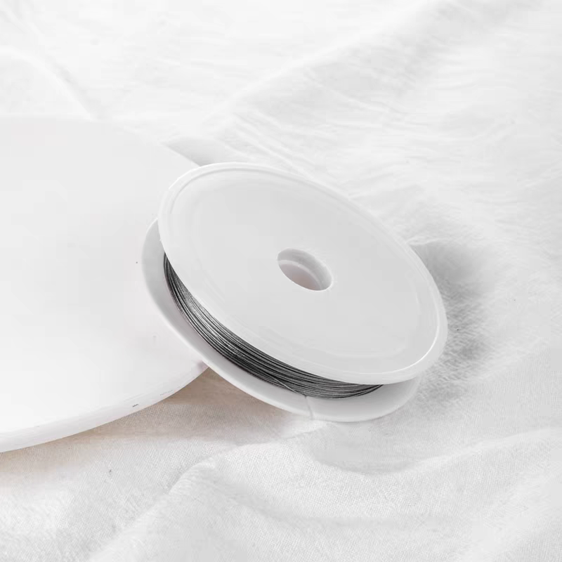 diy materials: beaded wire, 0.3 steel wire, jewelry wire, bead curtain wire, steel wire, bracelet, necklace accessory wire detail image 6