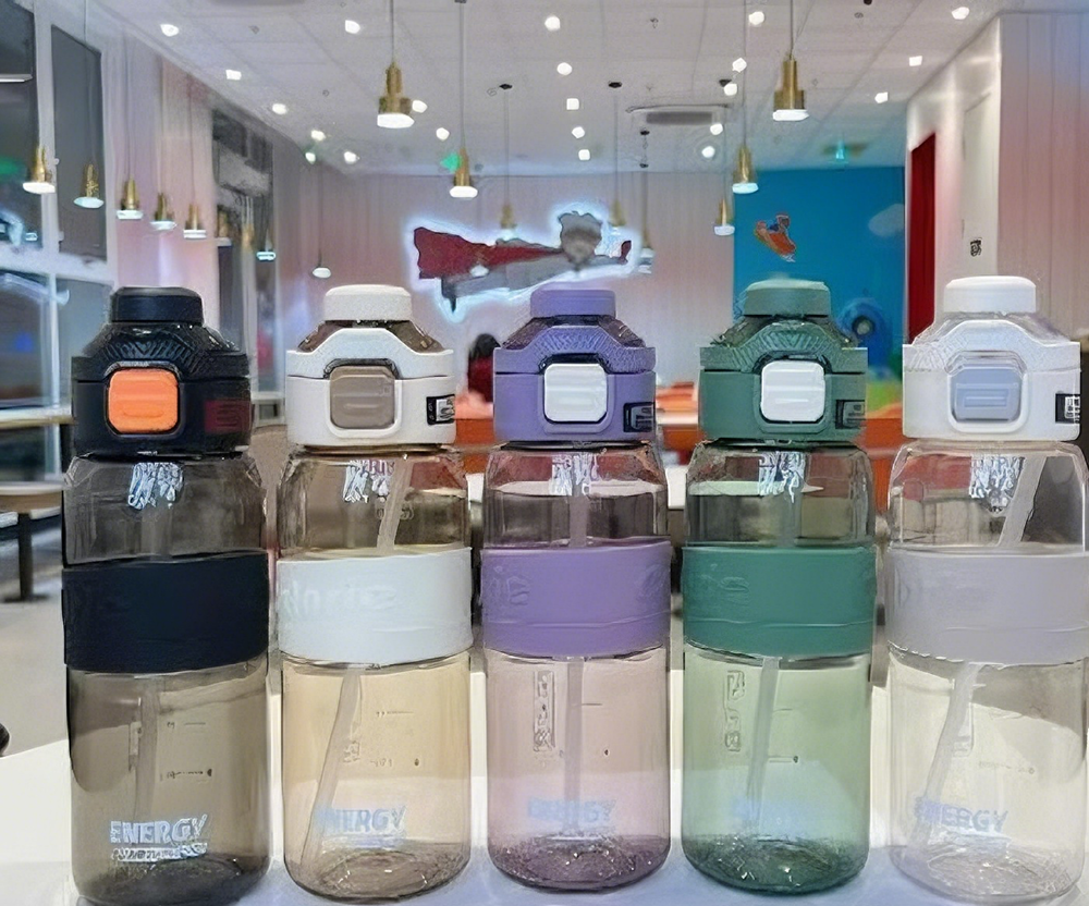 渐变透彩吸管杯直接封神!带刻度+防烫圈 学生党通勤党人手一个详情2