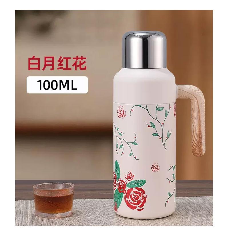 陶瓷冷水壶/塑料水壶带托盘/条纹壶/塑料水壶/杯子细节图