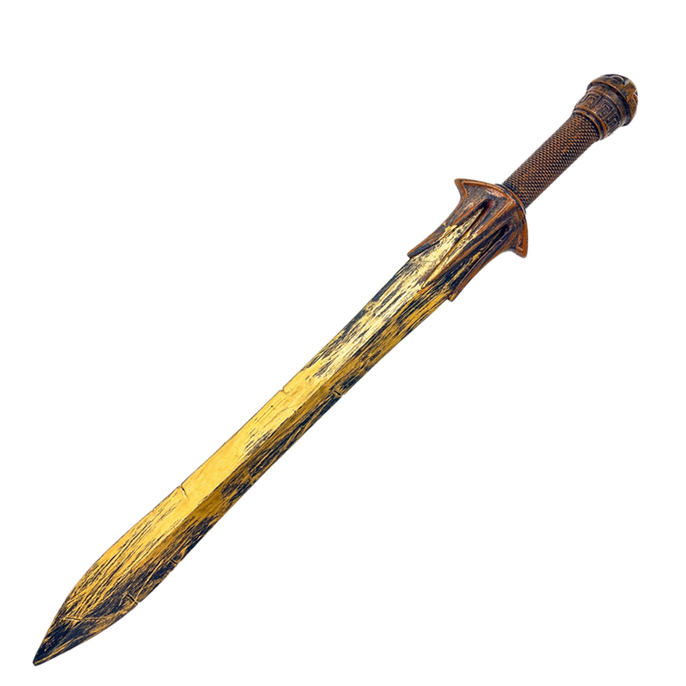 Simulation sword prop weapon model toys, plastic toys of medieval knight swords, cosplay performance props Application Scenario