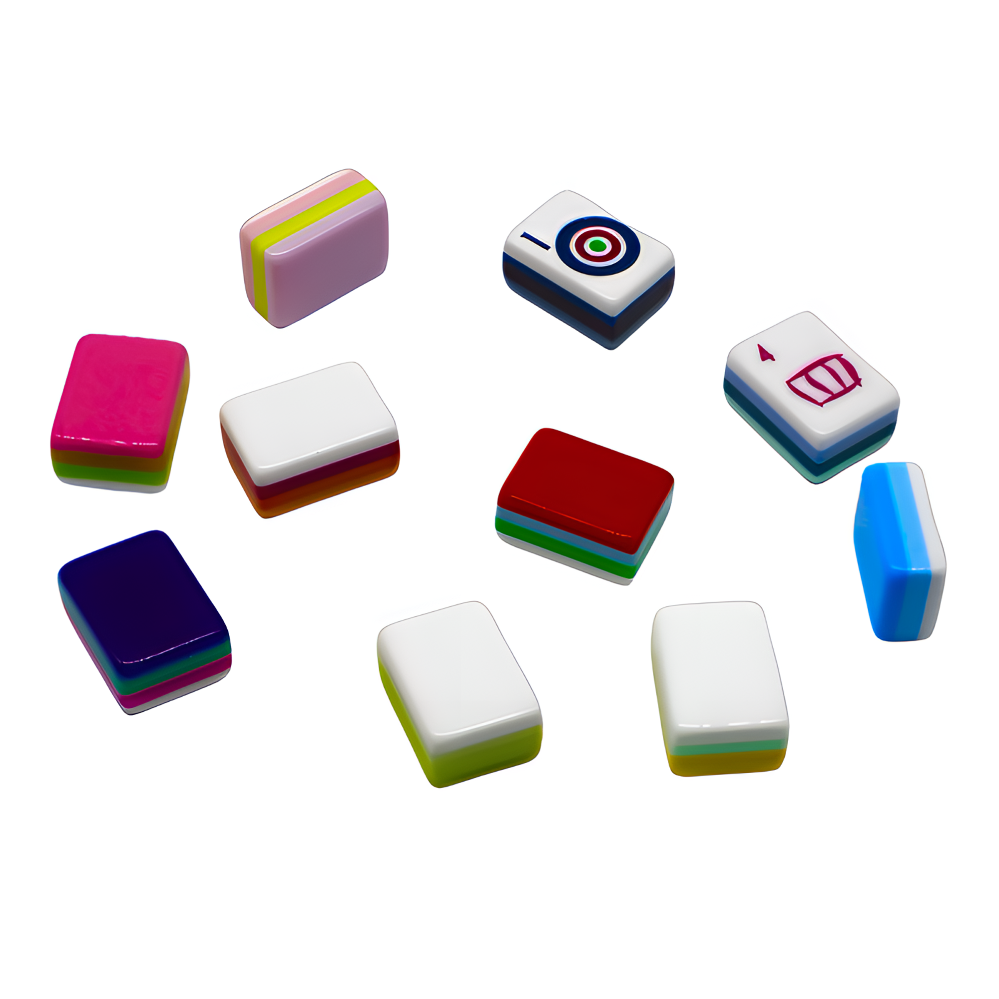 166 pieces of 30# American mahjong acrylic core material from the original factory support customization and prompt delivery Application Scenario