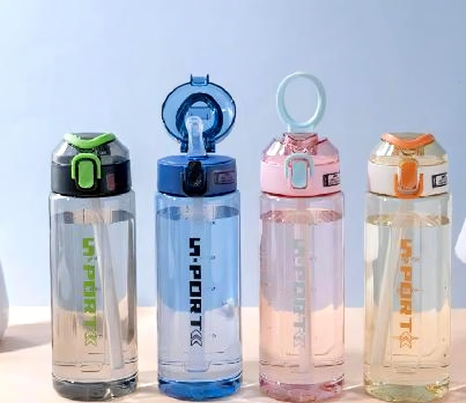 「SPORT大容量运动水杯 带吸管便携随手杯 男女学生夏季高颜值防漏塑料水壶」详情2