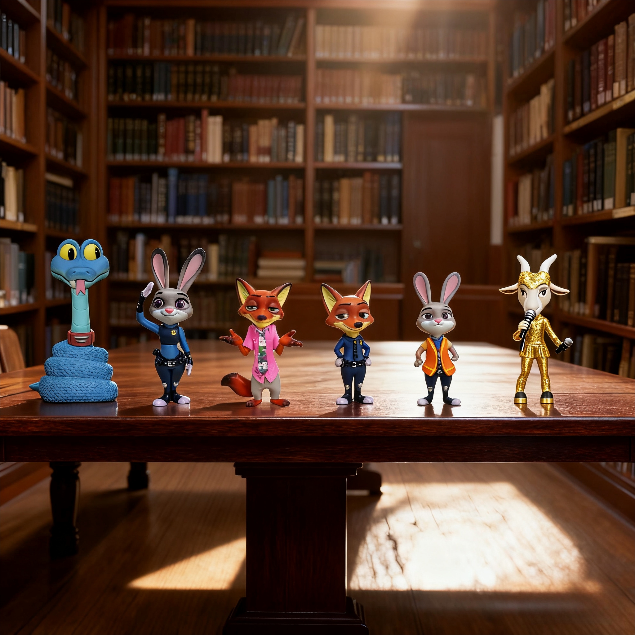 疯狂动物城最新二代4寸盲盒可爱卡通朱迪兔胡尼克公仔情侣钥匙扣手办摆件详情1