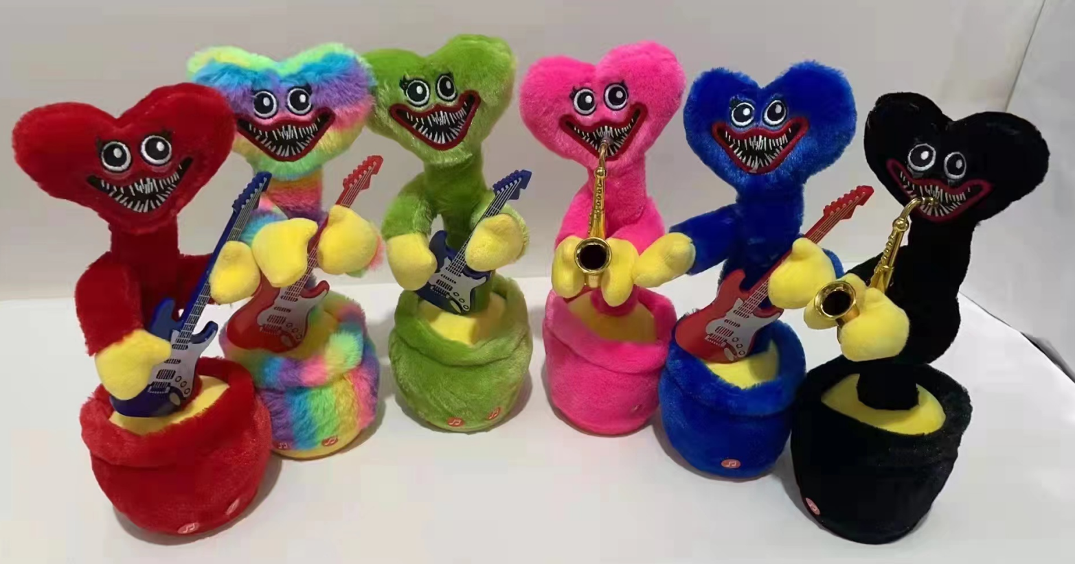 Rotating rod series, heart-shaped Bobbica musical instrument electric toys, festival gifts, etc