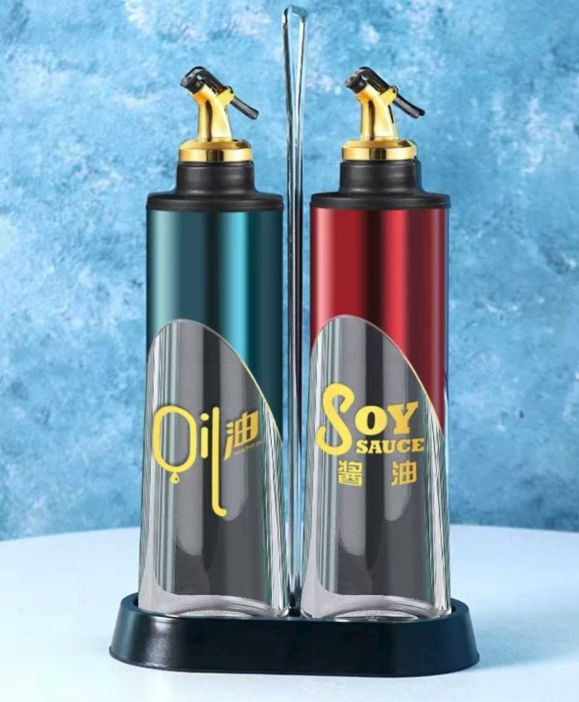 调料盒/玻璃保鲜盒/不锈钢调料瓶/旋转调味罐/厨具不锈钢调料味盅产品图