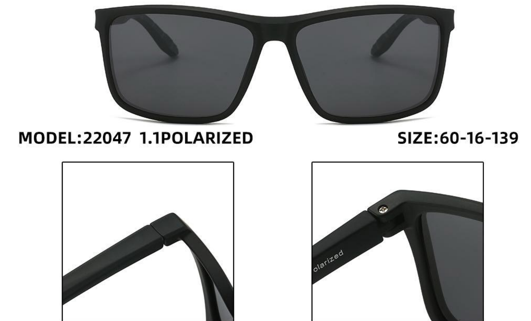 22047 大框偏光太阳镜：全脸防护款