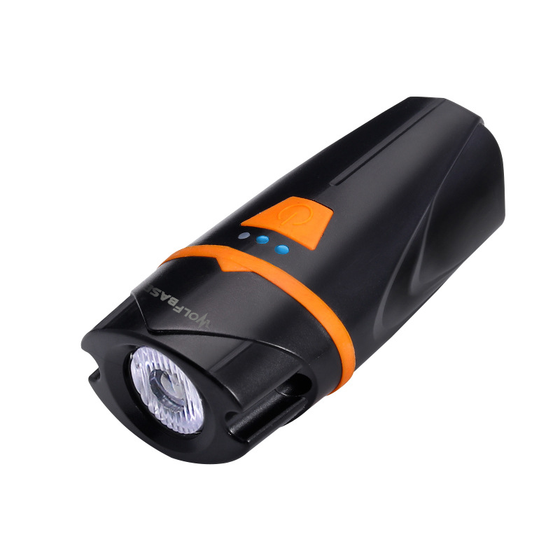 Bicycle headlight USB charging mountain bike outdoor night cycling XPG lamp beads 350 lumens high-brightness lighting lamp Item Picture