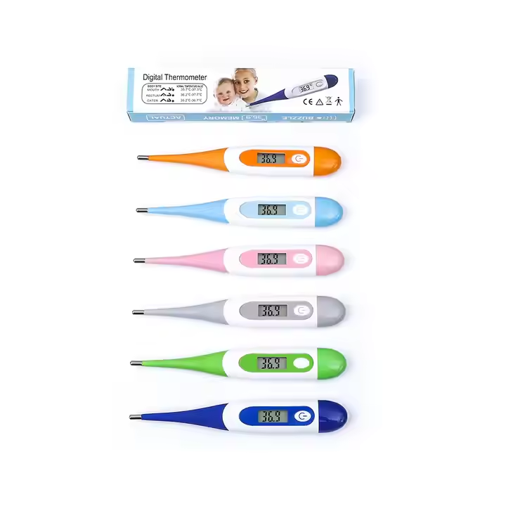 Digital soft probe thermometer, high-precision thermometer, electronic thermometer