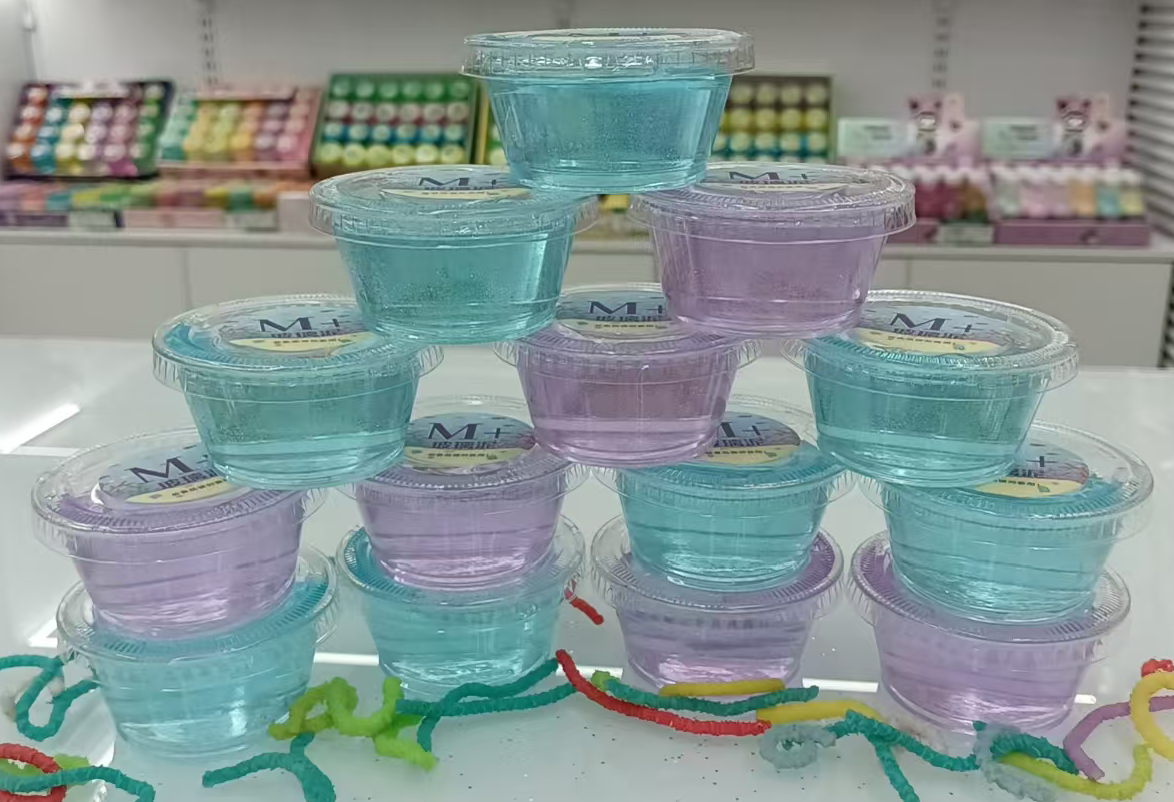 海洋之旅M+高透玻璃泥起泡胶史莱姆液态玻璃泥/晶莹剔透/拉伸/塑形/解压/好玩/有趣玩具六区