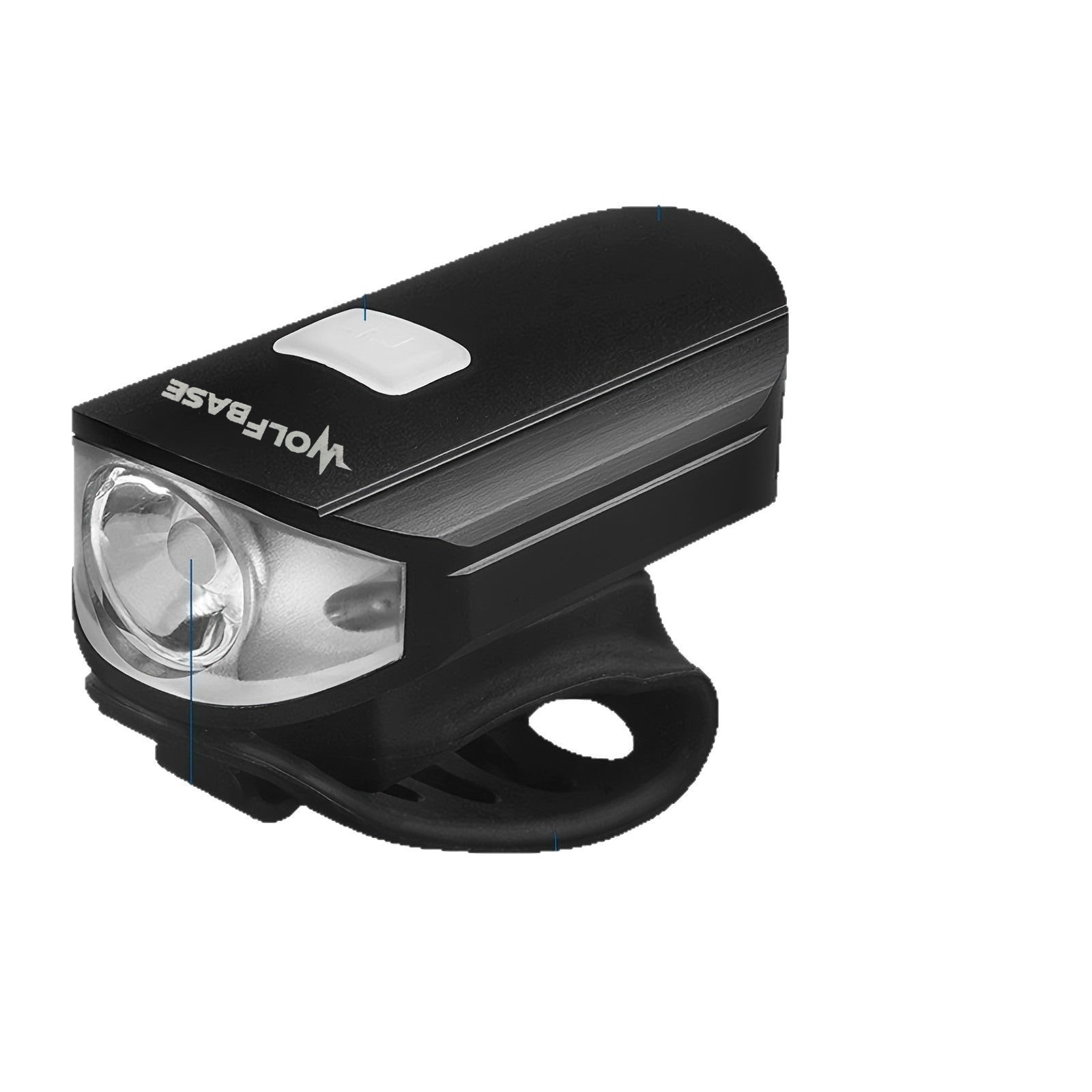 Bicycle light, night riding aluminum alloy headlight, type-c rechargeable high-intensity flashlight, mountain bike light, cycling accessories pic 6
