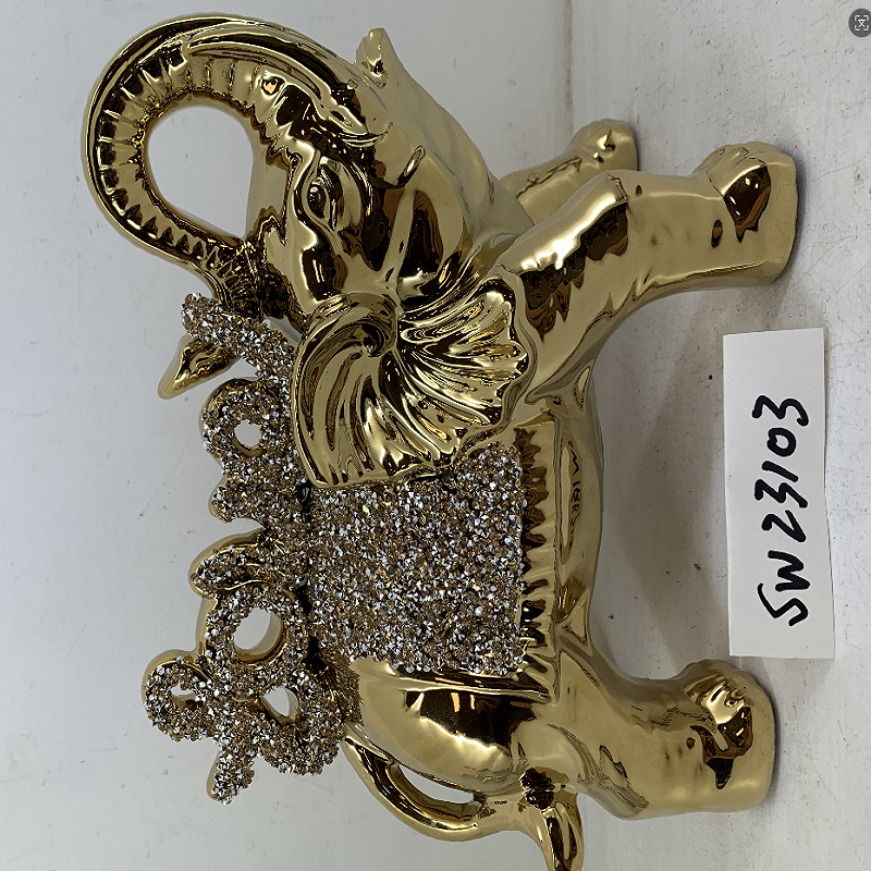 精品陶瓷花瓶 优雅摆件 精致陶瓷工艺品  大象 摆件