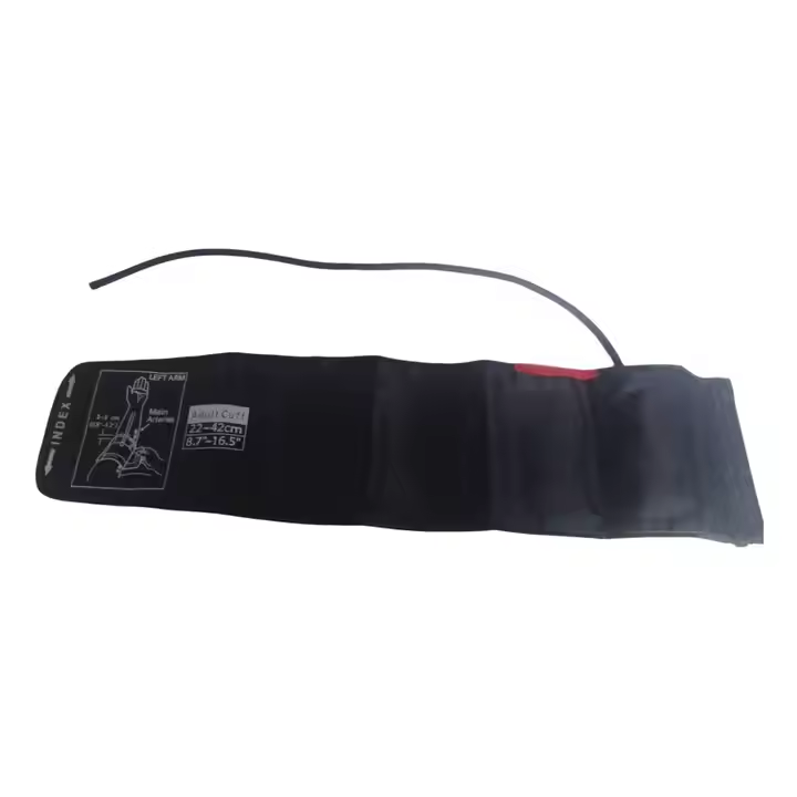 Customized medical blood pressure monitor straps: 10-19 cm, 15-22 cm, 15-24 cm, 22-32 cm, 22-42 cm, 22-52 cm. Blood pressure monitor upper arm sleeve details Picture