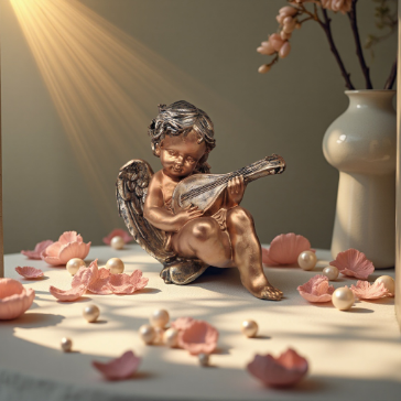 工艺品树脂天使摆件喜庆家居装饰潮玩盲盒礼品摆设家居白底实物图