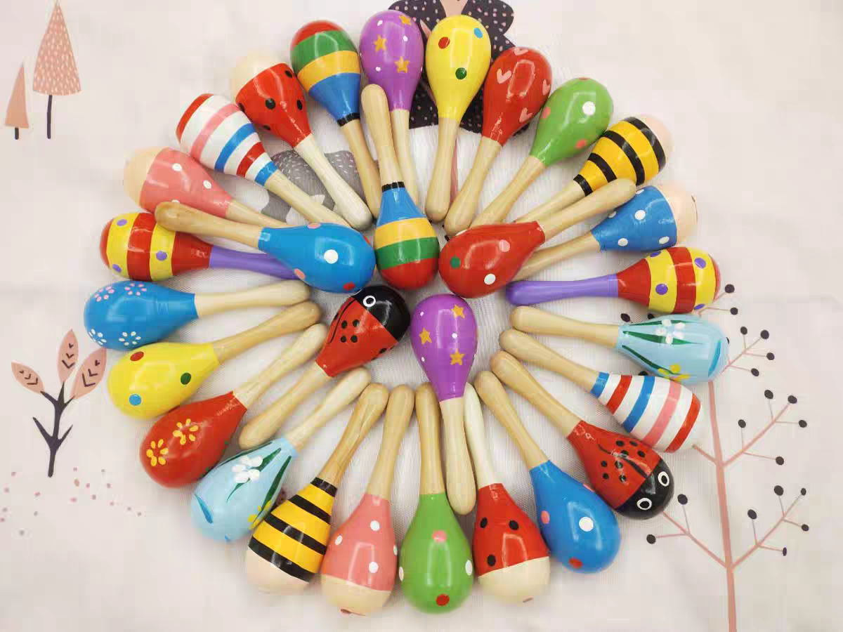 Children's educational golf percussion instruments, kindergarten, primary school Musical Instruments, Montessori educational toys, wooden musical instrument toys, wooden toys, wooden toys details Picture