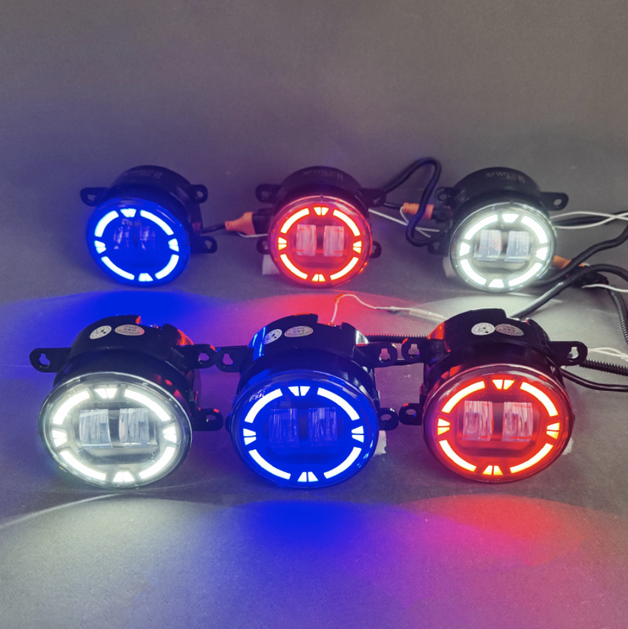 This LED Angel Eye high-brightness lens fog lamp is specifically designed for models such as Honda Civic, Fit, Accord, and Odyssey Specification image