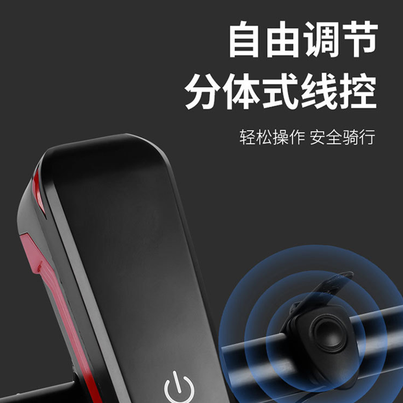 Bicycle smart touch control headlight, outdoor cycling light, USB charging horn light, T6 powerful flashlight, cycling equipment pic 9