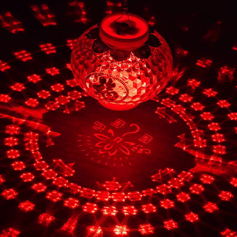 办公文化节庆用品大红灯笼镭射灯笼新年装饰大红灯笼吊灯详情图2