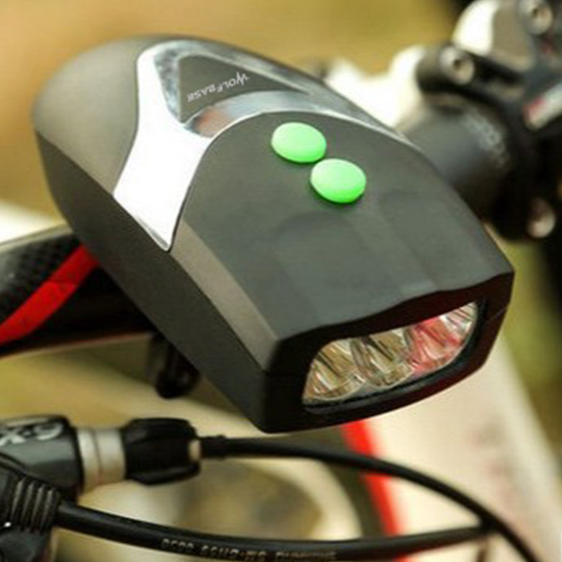 Bicycle horn with headlight, mountain bike with light, bicycle bell, loud electronic bell, bicycle light accessories, cycling equipment Specification image