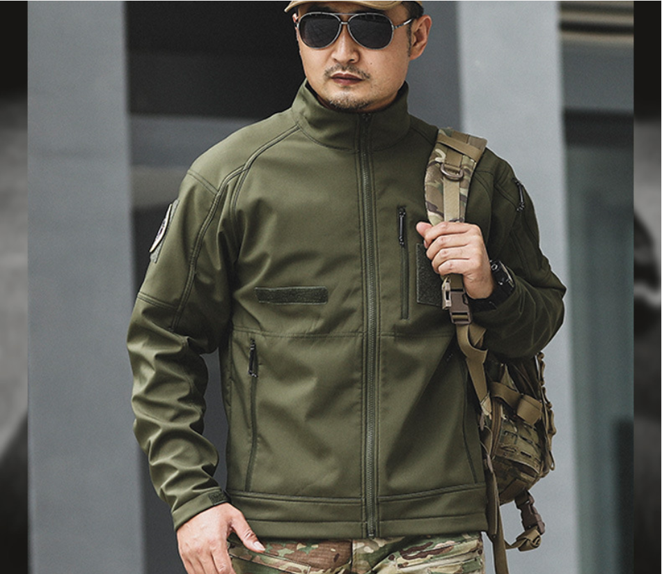 Men's casual jacket, windproof and waterproof coat, tactical slim-fit soft jacket Application Scenario