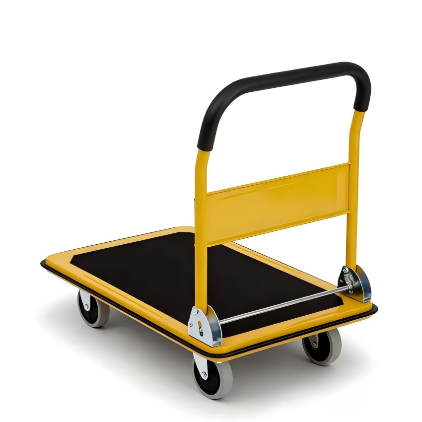 小号静音物流手推车平板车仓库物流小推车万向轮平板车小推车