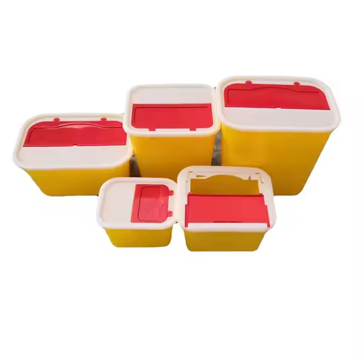 PP medical garbage bin sharp container safe sharp container details Picture