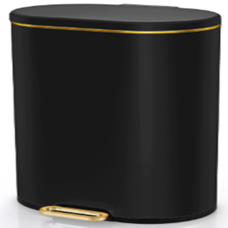 皓冠F1 410不锈钢垃圾桶，脚踏式垃圾桶更便捷