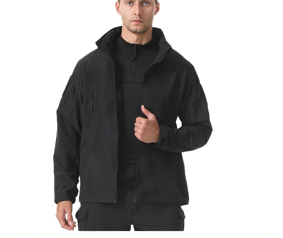 Men's outdoor jackets, thin windbreakers, tactical jackets, sportswear, waterproof spring mountaineering suits details Picture