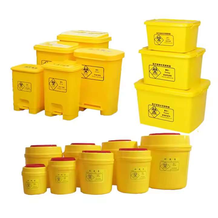 PP medical garbage bin sharp container safe sharp container
