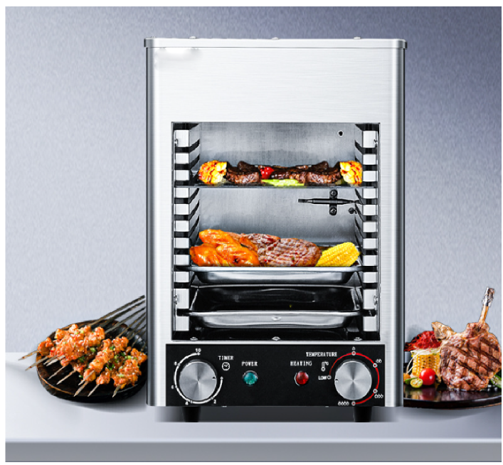 高温牛排炉商用全自动煎牛扒机无烟电烤炉燃气烤牛排设备机器详情14