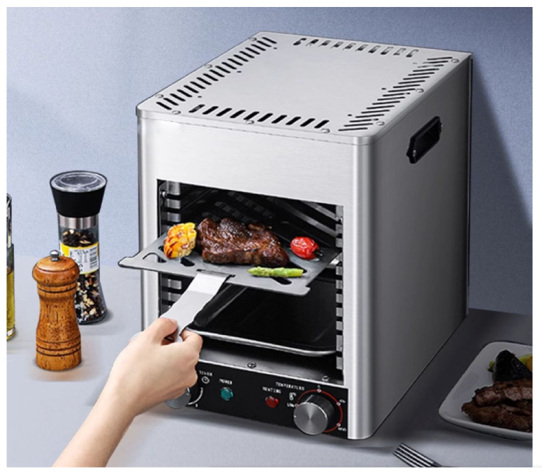 高温牛排炉商用全自动煎牛扒机无烟电烤炉燃气烤牛排设备机器详情3