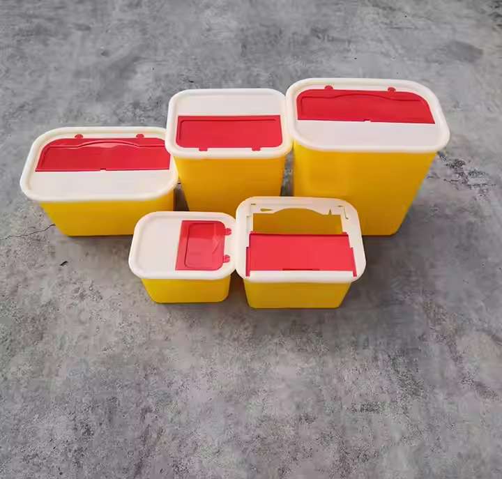 PP medical garbage bin sharp container safe sharp container detail image 5