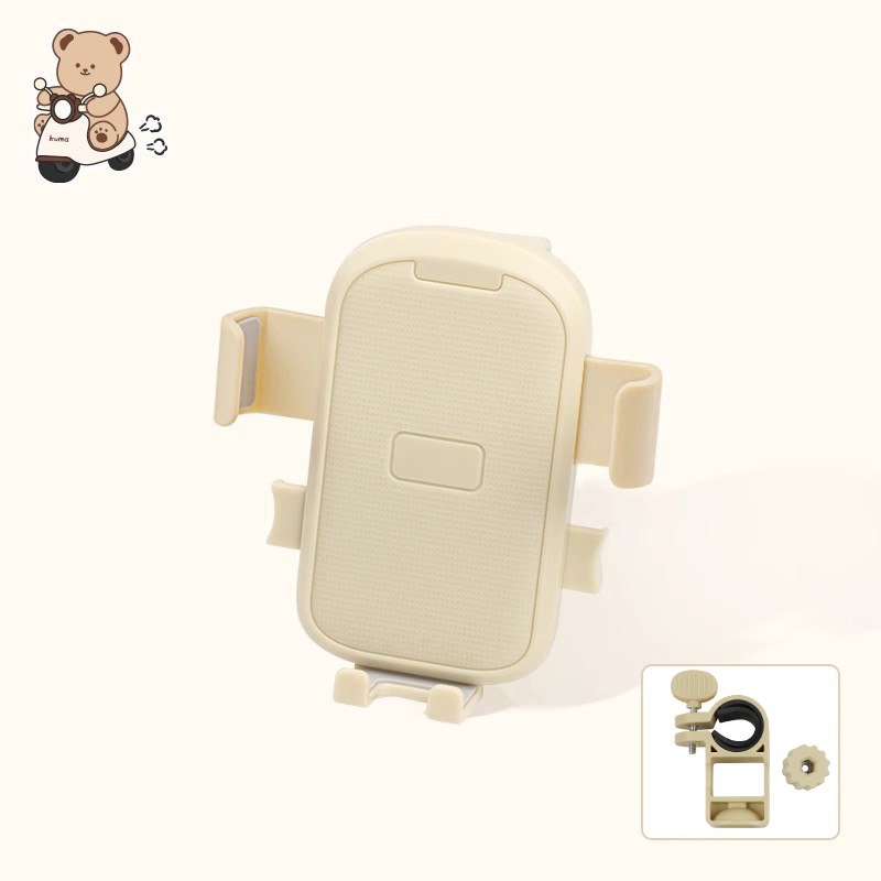 Cartoon electric bike stand, electric bike takeout, mobile phone navigation, shock-absorbing support frame, multi-functional hook stand pic 7