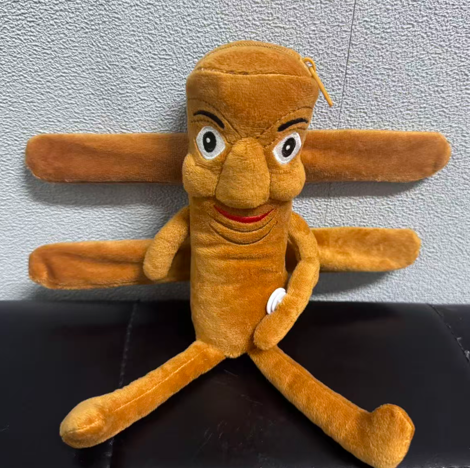 Cross-border best-selling item: Shan Hai Jing tungtungsahur Tong Tong Tong plush toy Papa Ring Coin Purse Pendant pic 1