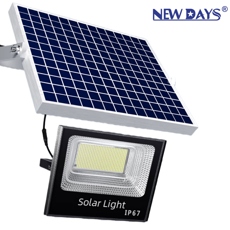 NEWDAYS brand cross-border new LED outdoor solar floodlight, wireless portable light, power outage household emergency lighting, high-brightness led supplementary light