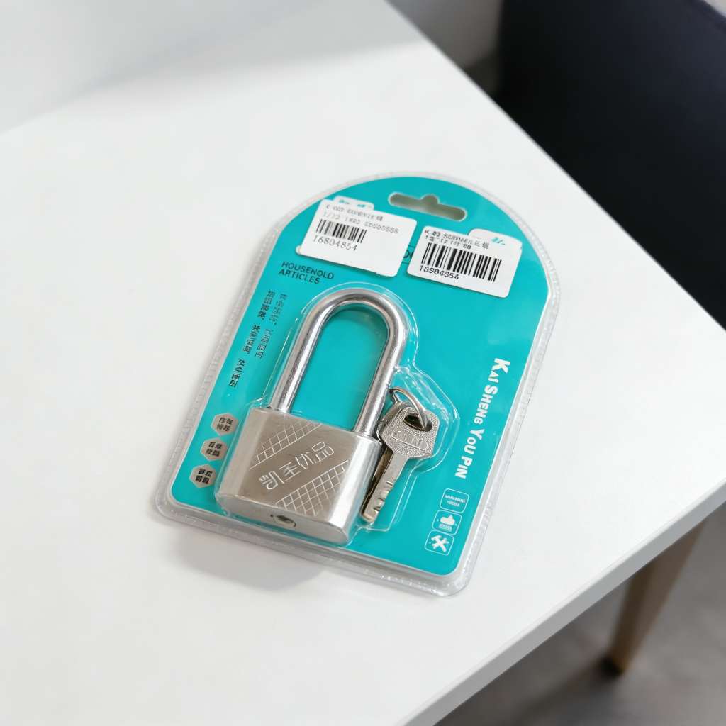 k-83  50mm加长锁凯圣优品挂锁大门锁钥匙防盗锁宿舍柜子锁不锈钢通用型防锈细节图