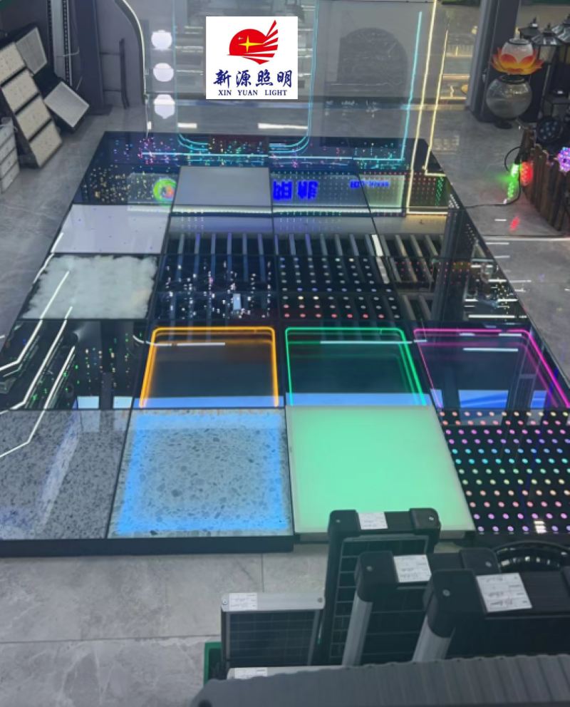 舞台互动地砖屏64像素144像素像素地砖灯发光地砖灯LED像素地砖灯
