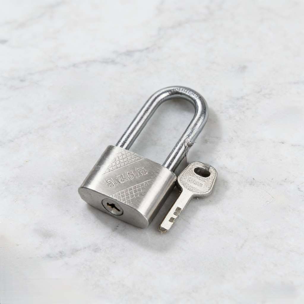 k-82  40mm加长锁凯圣优品挂锁大门锁钥匙防盗锁宿舍柜子锁不锈钢通用型防锈详情图3