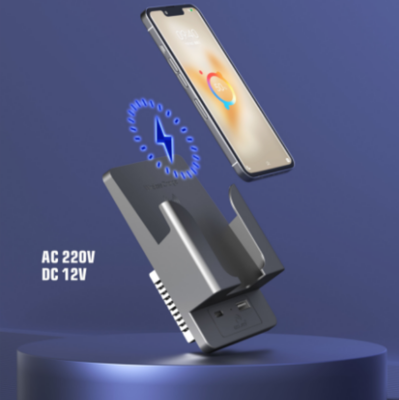 WiFi智能插座白底实物图