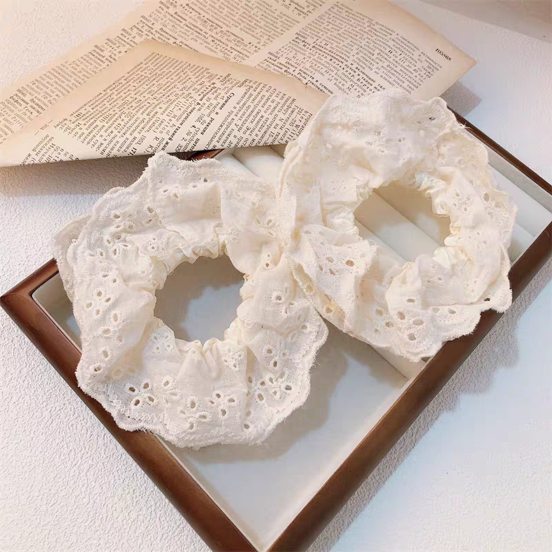 韩版女士拼接发绳头绳扎头绳发饰简约百搭学生发饰品女款大肠发圈发绳扎头绳详情图10