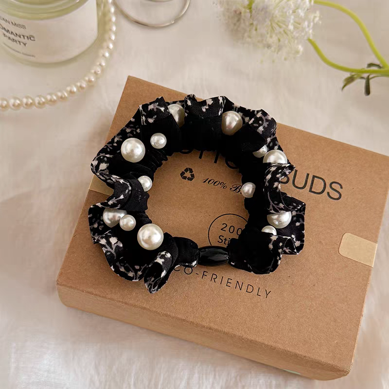 饰品发绳女士韩版拼接头绳扎头绳头饰发饰品时尚百搭简约款发绳头绳头绳女士拼接韩版详情图2