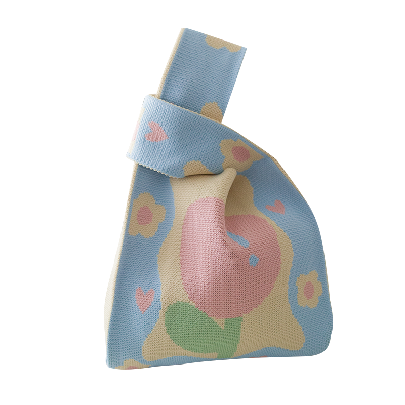 handbag small carrying bag exquisite knit handbag baby one month old hundred days banquet gift bag wedding gift bag Item Picture