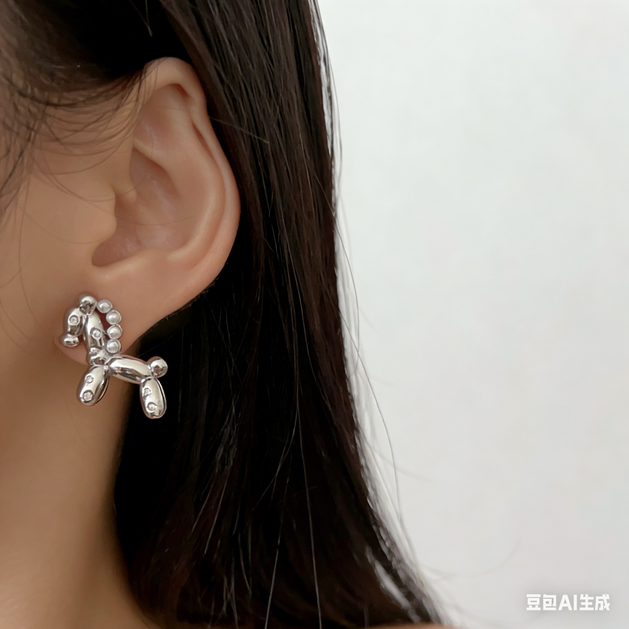 The long and elegant earrings and earrings from Obiya are simple, fashionable and versatile for women. The stud accessories are elegant and trendy Specification image