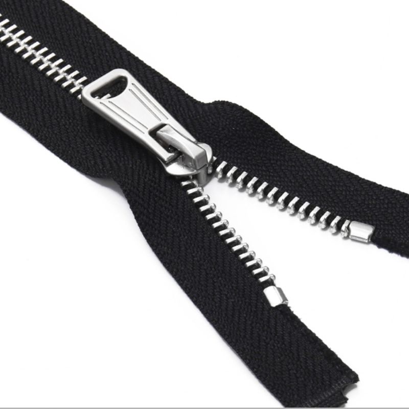 拉链/码装拉链/锌合金拉头/拉头/不锈钢拉链细节图