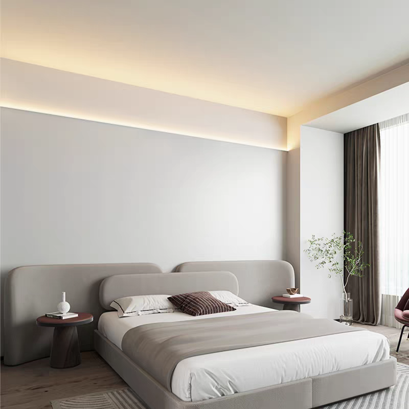 led upward lighting waistline light, no need for slotting, surface-mounted invisible wall-washing linear light, no need for ceiling, reflective light slot 1 meter Specification image