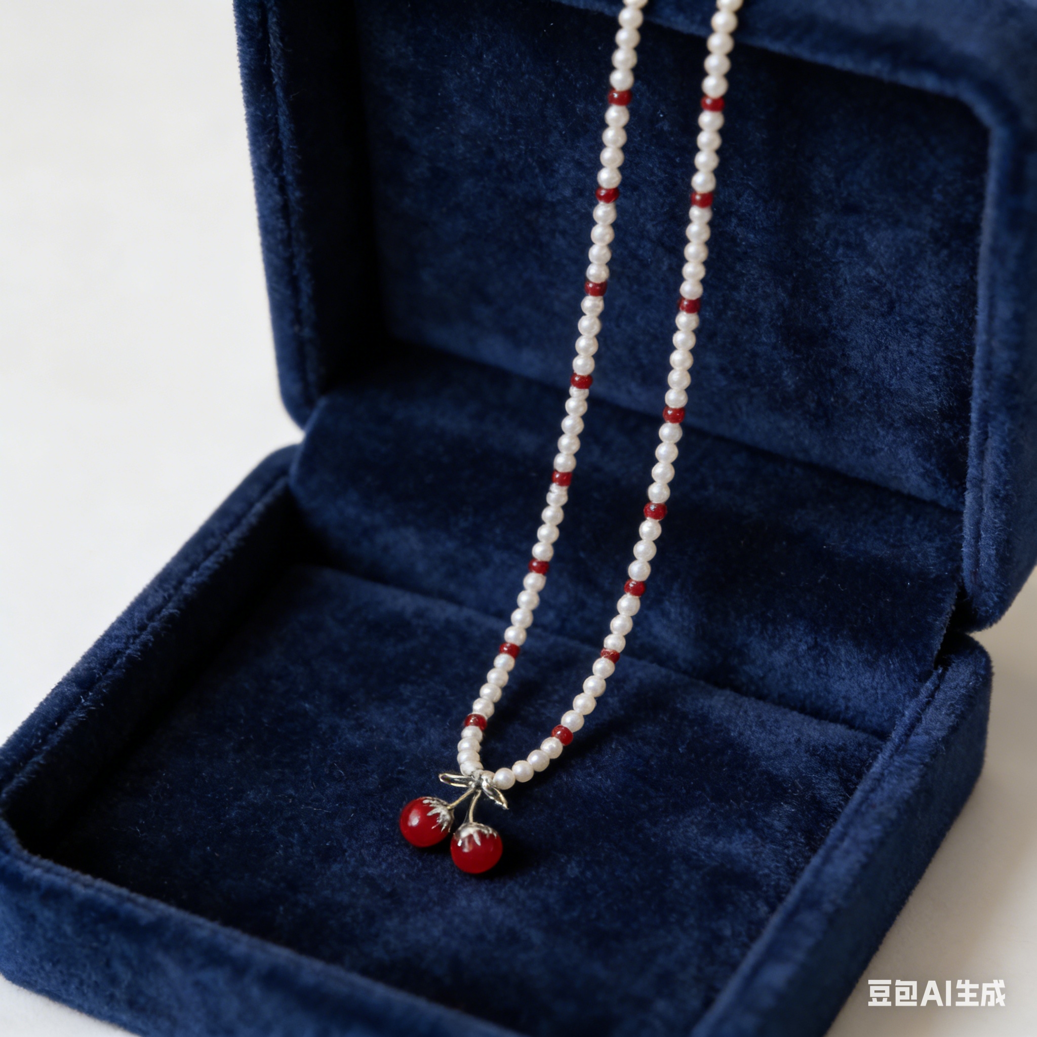 Pearl necklace stainless steel pendant jewelry for women details Picture