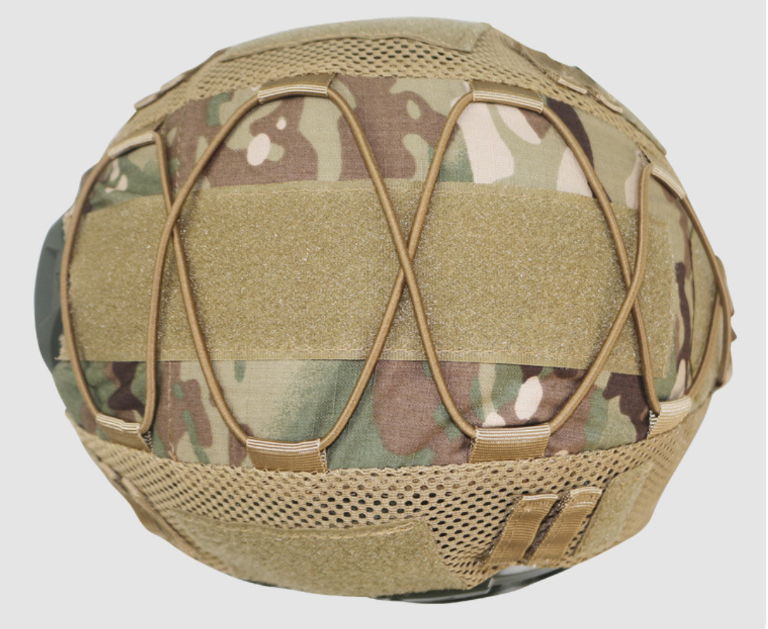 头盔布套伪装帽套战术迷彩头盔外罩耐用头盔罩户外训练头盔