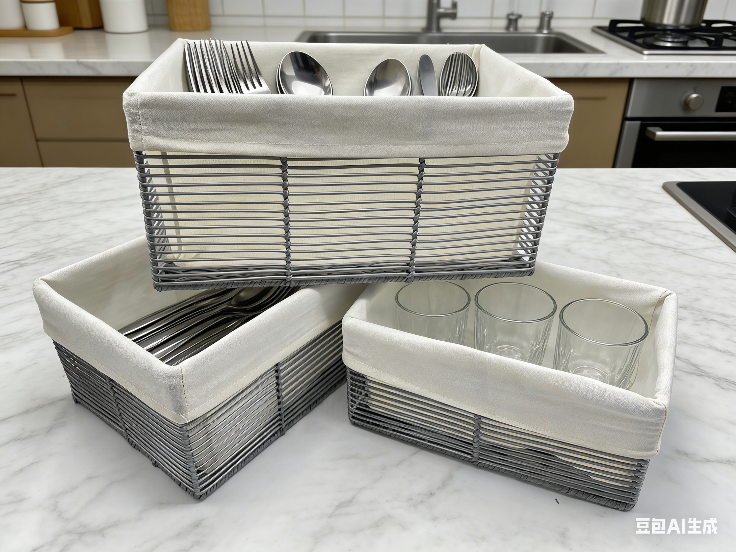 收纳篮塑料/脏衣篮藤编/收纳框/收纳盒/快递收纳篮子产品图