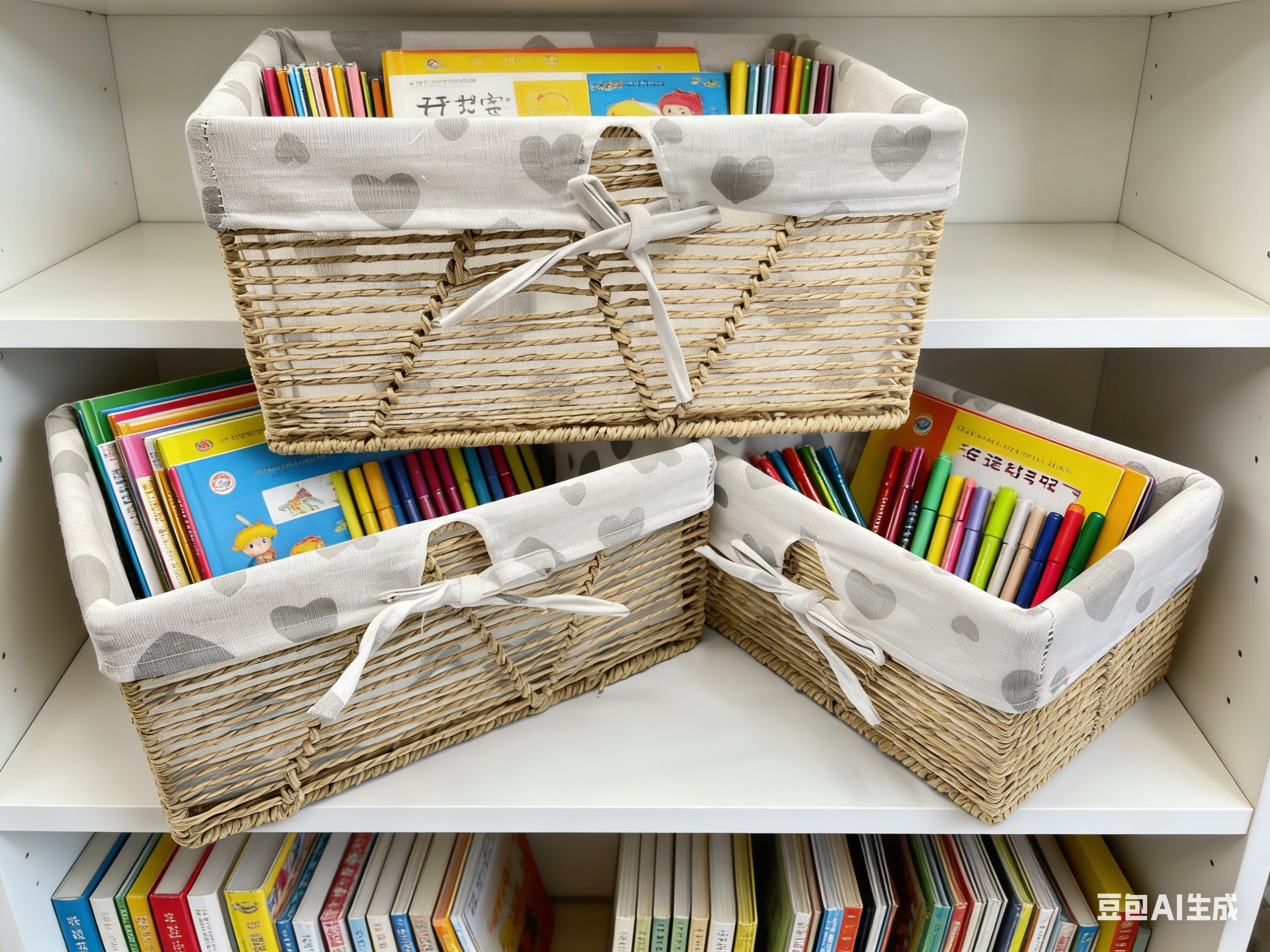 收纳篮塑料/脏衣篮藤编/收纳框/收纳盒/快递收纳篮子产品图