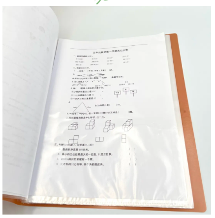 A4 soft-shell color reference book, office document book, insert book, student test paper book pic 12