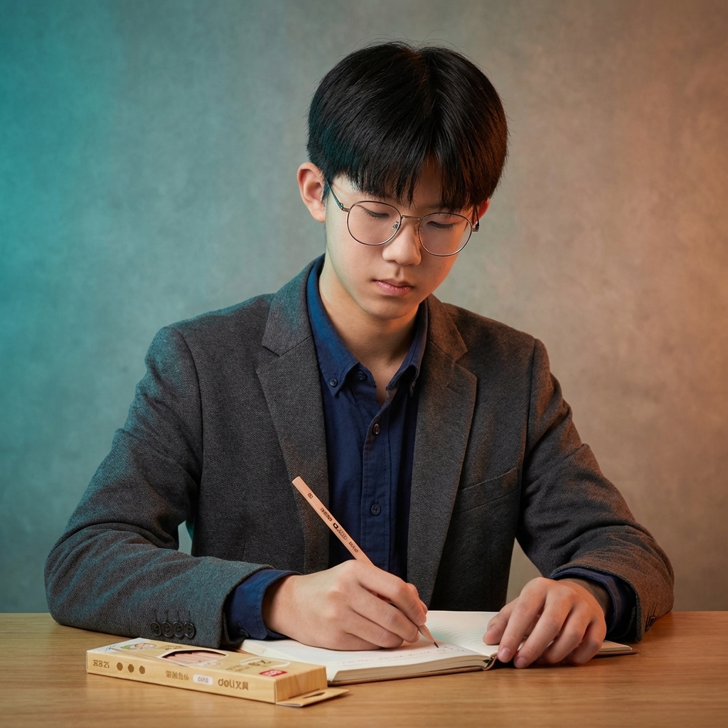 得力12支/盒书写原木色2B铅笔